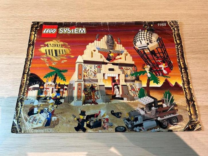 Lego set 5988 Pharaoh's Forbidden Ruins, Kinderen en Baby's, Speelgoed | Duplo en Lego, Gebruikt, Lego, Complete set, Ophalen of Verzenden