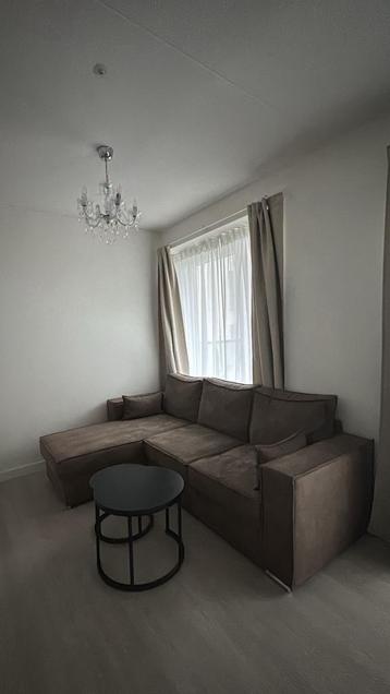 Hoekbank / slaapbank van Seats and Sofas van leer