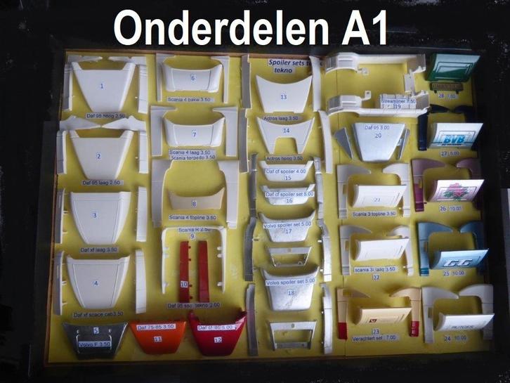 verschillende onderdelen, Hobby en Vrije tijd, Modelauto's | 1:50, Zo goed als nieuw, Bus of Vrachtwagen, Overige merken, Ophalen of Verzenden