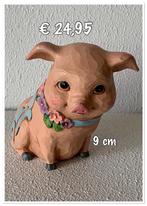 Jim Shore : Pig with flowers, Ophalen of Verzenden, Overige figuren, Nieuw, Beeldje of Figuurtje