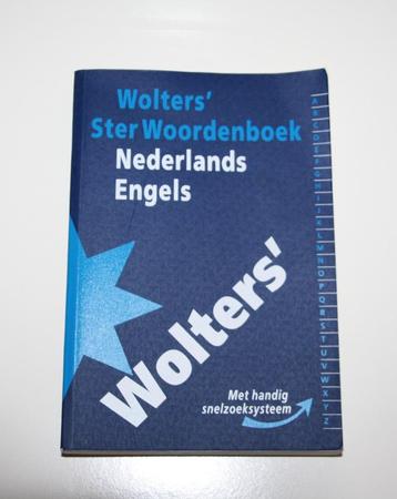 Als nieuw Wolters Ster Nederlands Engels woordenboek beschikbaar voor biedingen