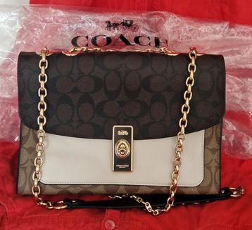 👜》___♀️ Tas【NIEUW🔥★★★★★】schoudertas【COACH】bruin, ketting beschikbaar voor biedingen