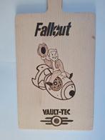 Beukenhouten borrelplank met afbeelding Fallout. Handgemaakt, Gevondenengemaakt@gmail.com, Ophalen of Verzenden, Gevonden en Gemaakt