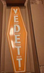 emaillebord Vedett (nieuw in verpakking), Ophalen of Verzenden, Nieuw, Reclamebord, Plaat of Schild, Overige merken