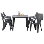 Jardin Tuin tafel met 4 stoelen Nieuw!, 50 tot 100 cm, Nieuw, Rechthoekig, Ophalen