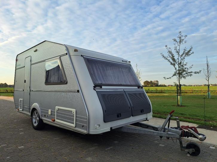 Kip 41 EKL caravan, Caravans en Kamperen, Caravans, Particulier, tot en met 2, 750 - 1000 kg, Treinzit, Kip, Dwarsbed, Lengtebed
