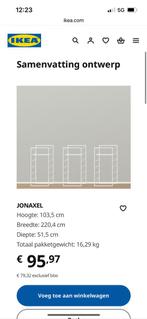 Jonaxel ikea : basiselement met roede, Ophalen, 25 tot 50 cm, Minder dan 100 cm