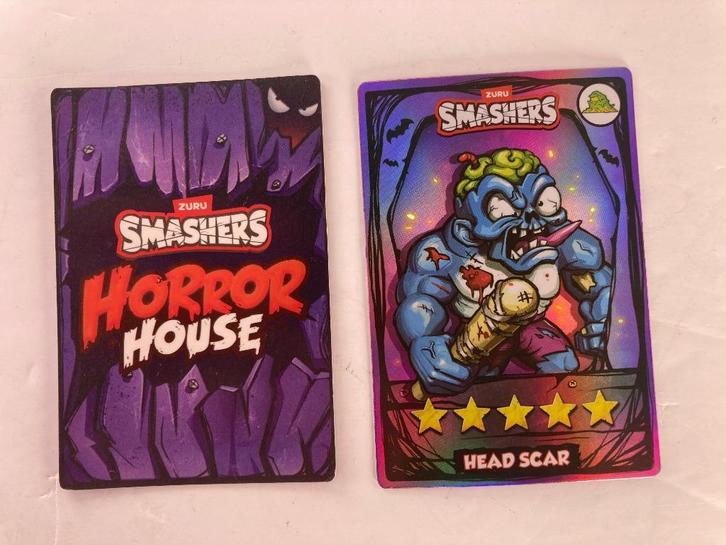 Zuru Smasher Horror House - Zombosaur en Head Scar Kaart, Kinderen en Baby's, Speelgoed | Overig, Gebruikt, Jongen of Meisje, Ophalen