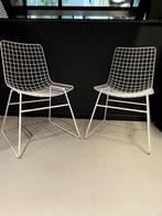 Witte design stoelen, Ophalen, Gebruikt, Twee, Wit