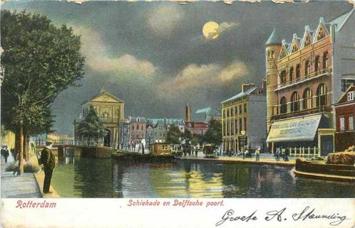 (380-952-003) Rotterdam Schiekade, Verzamelen, Ansichtkaarten | Nederland, Zuid-Holland, Verzenden