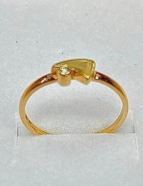 Ring Dames 14k Goud, Sieraden, Tassen en Uiterlijk, Ringen, Nieuw, Dame, 17 tot 18, Goud, Ophalen of Verzenden
