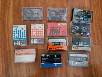 Philips cassettebandjes 12 stuks. beschikbaar voor biedingen