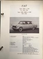 Fiat 1800 2100 2300 1959-64. Olyslagers autotechnisch handbo, Auto diversen, Handleidingen en Instructieboekjes, Ophalen of Verzenden