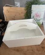 Brocante Houten Bak met Handvat, Gebruikt, 50 tot 100 cm, Ophalen of Verzenden, Minder dan 50 cm