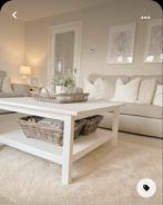 Salontafel Ikea Hemnes wit, Ophalen, Zo goed als nieuw, 25 tot 50 cm, Rechthoekig