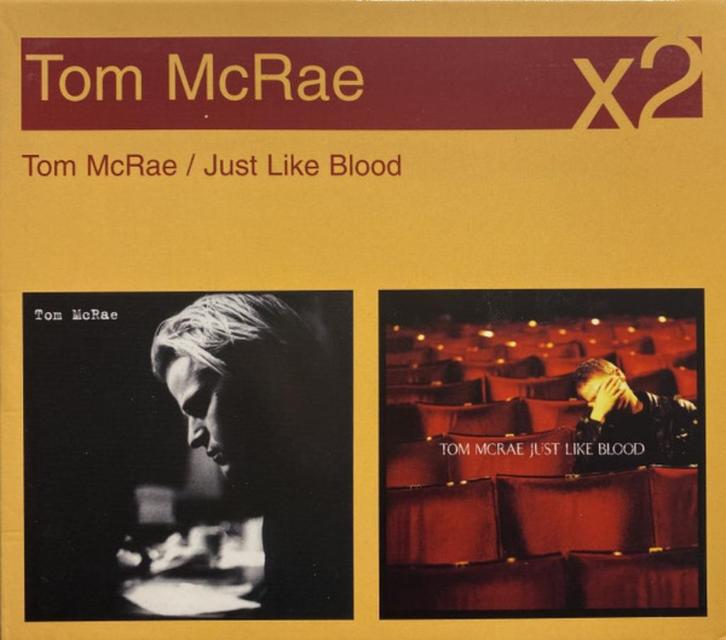 66 - TOM McRAE - TOM McRAE/JUST LIKE BLOOD - 2CD - NIEUW, Cd's en Dvd's, Cd's | Rock, Nieuw in verpakking, Alternative, Verzenden