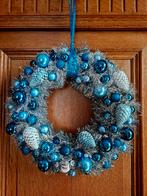 Kerstkrans blauw / zilver, Diversen, Ophalen of Verzenden, Zo goed als nieuw