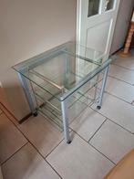 Tafeltje bijzettafeltje verrijdbaar, Minder dan 55 cm, Rond, Zo goed als nieuw, Ophalen