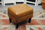 schapenleren hocker, Ophalen, Minder dan 50 cm, Gebruikt, Rechthoekig