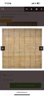 Bamboe rolgordijn 200 x 200, Huis en Inrichting, Stoffering | Gordijnen en Lamellen, Ophalen, Bruin, 200 cm of meer, Nieuw