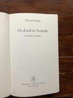 Thomas Mann De dood in Venetië 1989 eerste druk nieuw, Nieuw, Ophalen of Verzenden, Europa overig, Thomas Mann