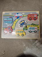 NIEUW! Houten autopuzzel, Nieuw, Ophalen of Verzenden, Van hout, Minder dan 10 stukjes