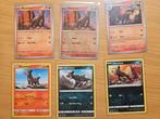 Set van 6 houndoor / houndoom pokemon kaarten, Ophalen of Verzenden, Zo goed als nieuw, Meerdere kaarten