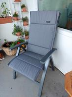 Set van 2 mooie, luxe Madison tuinkussens, grijs, 125x50 cm, Ophalen of Verzenden, Zo goed als nieuw