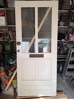 Voordeur, Doe-het-zelf en Verbouw, Deuren en Horren, Ophalen, 80 tot 100 cm, 200 tot 215 cm, Hout