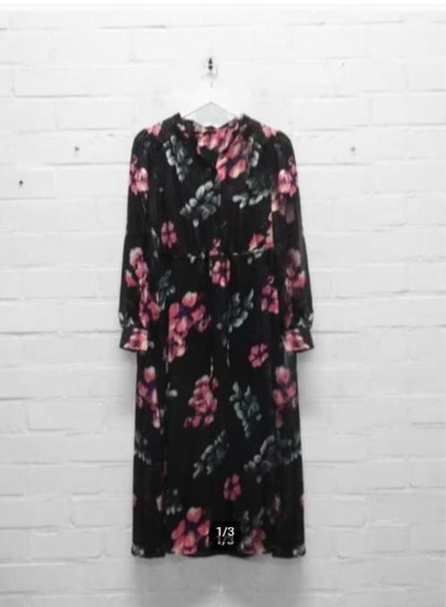 Label DOT - Prachtige maxi Jurk maat 38 + 40 - Nieuw €159,95, Kleding | Dames, Jurken, Nieuw, Maat 38/40 (M), Zwart, Onder de knie