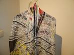 Class Cavalli prachtige zijde shawl bloemen merk bedel, Cavalli, Verzenden, Zo goed als nieuw, Sjaal