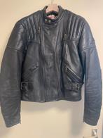 Zwart leren motorjack, Ophalen of Verzenden, Tweedehands, Jas | leer