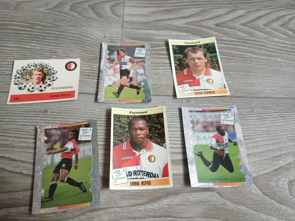 Panini voetbalplaatjes Feyenoord oa Jozsef Kiprich, Ophalen of Verzenden, Zo goed als nieuw, Feyenoord, Poster, Plaatje of Sticker