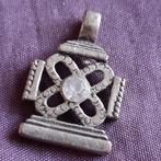 Oosterse of Keltische Hanger met Steentje, Verzenden, Gebruikt, Zilver, Overige materialen