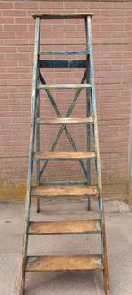 Oude schilders trap, Doe-het-zelf en Verbouw, Ladders en Trappen, Ophalen of Verzenden, Zo goed als nieuw, Minder dan 2 meter