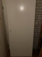 Witte deur, buitendraaiend, rechtsdraaiend L202cm, B85,5cm, Doe-het-zelf en Verbouw, Deuren en Horren, Ophalen