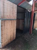 Te koop zwaar uitgevoerde paardenstalcontainer., Stalling, 2 of 3 paarden of pony's