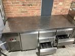 Koelwerkbank RVS deur + 6 lades, Ophalen, Gebruikt