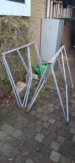Stalen schragen breed 110, hoog 90/80 cm, Ophalen, Gebruikt, Overige typen, Minder dan 2 meter