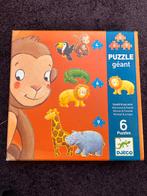 DJECO Reuzenpuzzel - Dieren, Kinderen en Baby's, Speelgoed | Kinderpuzzels, Ophalen, 2 tot 4 jaar, Meer dan 50 stukjes, Zo goed als nieuw