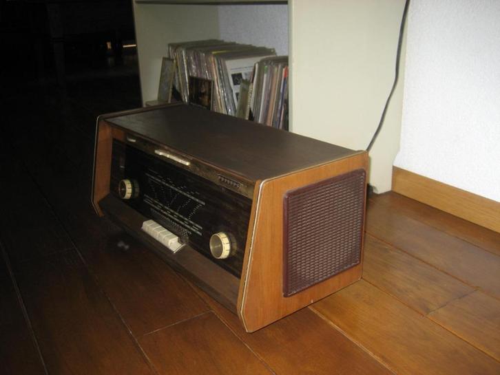 60s radio philips old timer, Audio, Tv en Foto, Radio's, Gebruikt, Radio, Ophalen of Verzenden