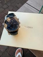 LONGINES MASTER COLLECTION CHRONO MOONPHASE, Sieraden, Tassen en Uiterlijk, Horloges | Heren, Leer, Staal, Polshorloge, Zo goed als nieuw