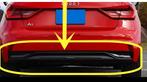 Diffuser achterbumper Audi A1 gb (82A807421), Gebruikt, Achter, Bumper, Audi