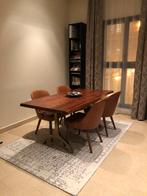 West Elm Eettafel van massief acaciahout, Ophalen, 50 tot 100 cm, Zo goed als nieuw, 150 tot 200 cm