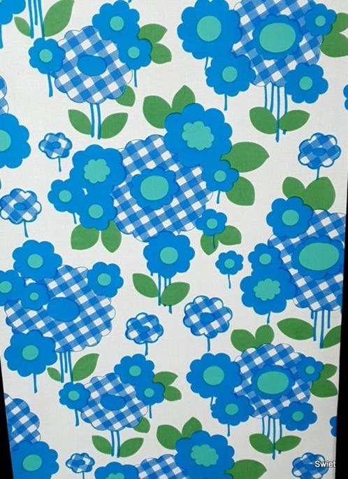 4177 Vintage retro oud barok bloemetjes behang behangpapier, Huis en Inrichting, Stoffering | Behang, Verzenden