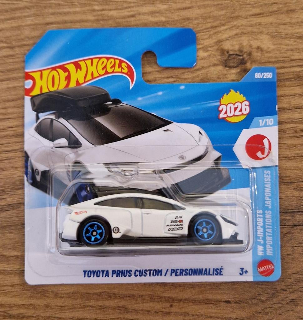 Hot wheels toyota prius custom, Ophalen of Verzenden, Nieuw, Auto