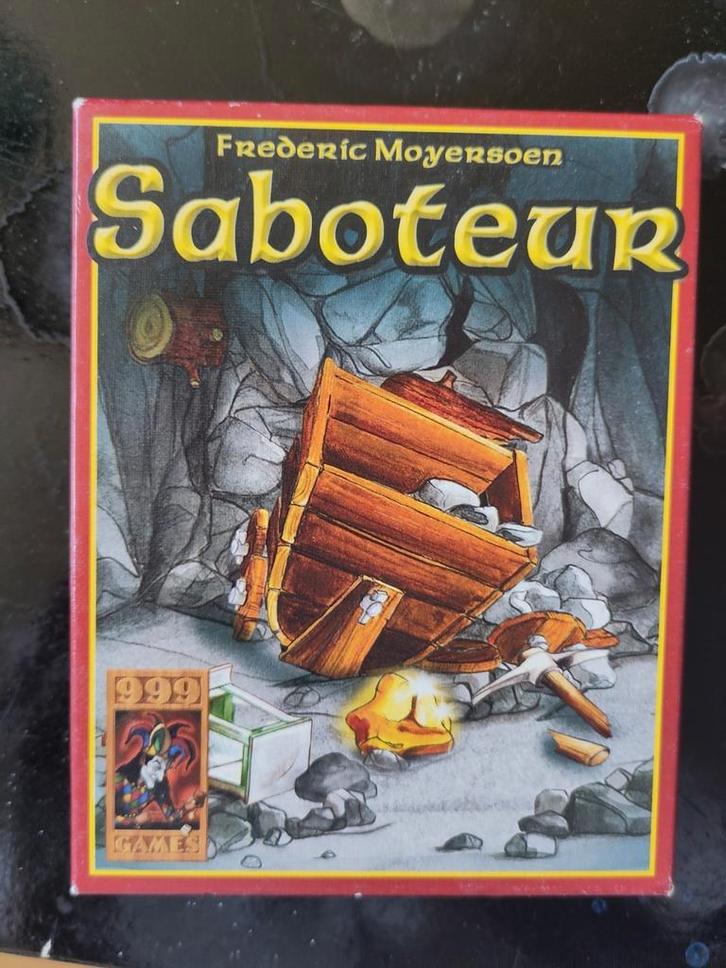 Saboteur kaartspel, Hobby en Vrije tijd, Gezelschapsspellen | Kaartspellen, Zo goed als nieuw, Ophalen of Verzenden