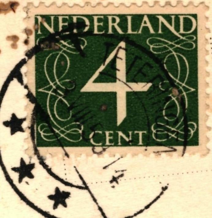 964564 Teteringen N Br Huize de Gouw 1959 Gelopen met zegel, Verzamelen, Ansichtkaarten | Nederland, Ophalen of Verzenden, 1940 tot 1960