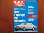 Auto Motor und Sport 7 1977 Mercedes-Benz 230 C, 280 C / CE, Boeken, Ophalen of Verzenden, Nieuw, Mercedes