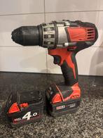 Milwaukee 14V Accuboormachine - Zo goed als nieuw!, Doe-het-zelf en Verbouw, Variabele snelheid, Ophalen of Verzenden, Minder dan 400 watt